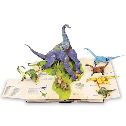 3D Encyclopedia Prehistorica Dinosaurs Folding Pop-Up Dinosaur Picture Book