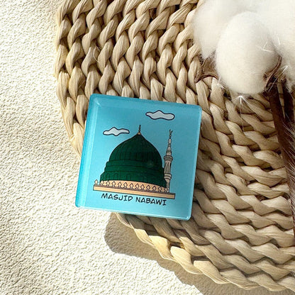 3PCS Mosque Fridge magnets