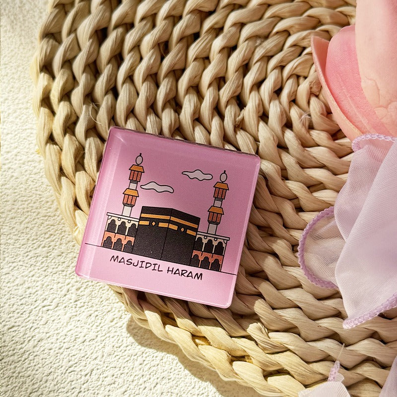3PCS Mosque Fridge magnets
