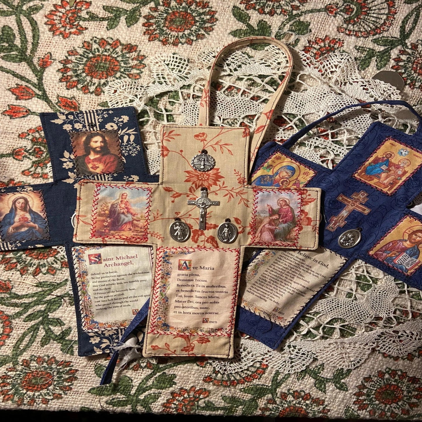 ✝️Handmade Portable Catholic Altar for Daily Prayer & Devotion