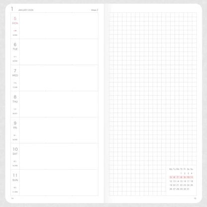 Linen Hardcover Weekly Planner With 210+ Exquisite Planner Stickers