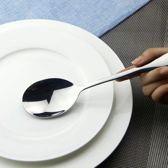 2 Pieces Stainless Steel Spoons