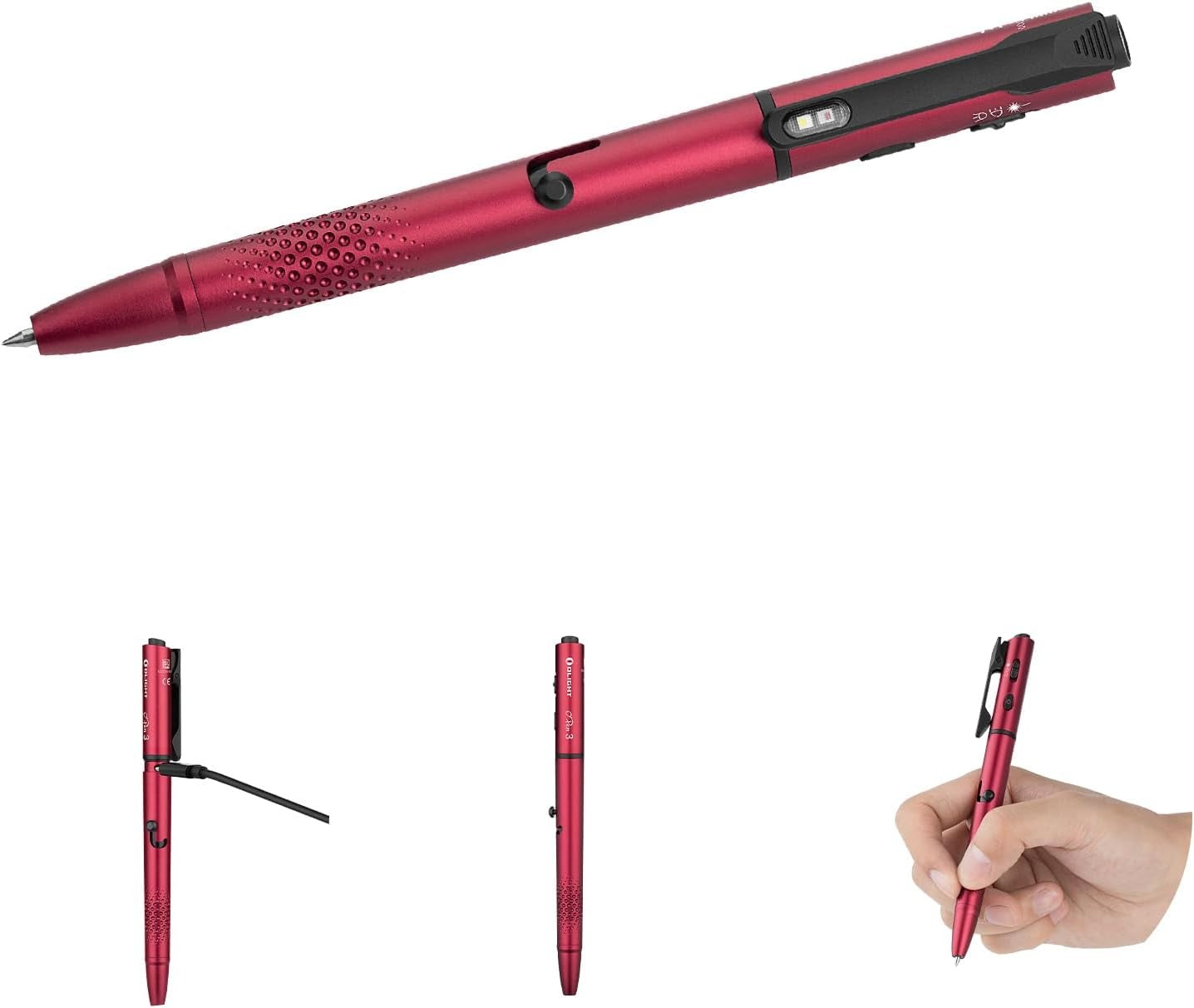 Rechargeable 4-in-1 Penlight with Green Laser Pointer