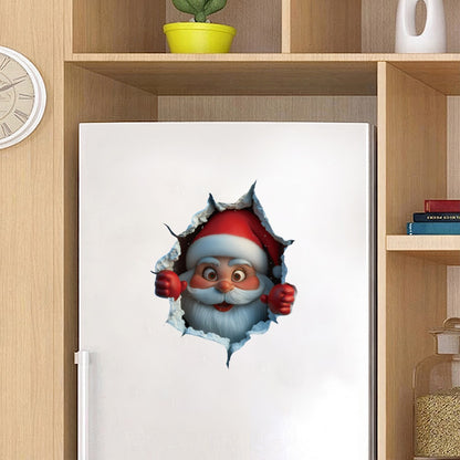 Santa Claus Wall Decal -Removable Christmas Sticker