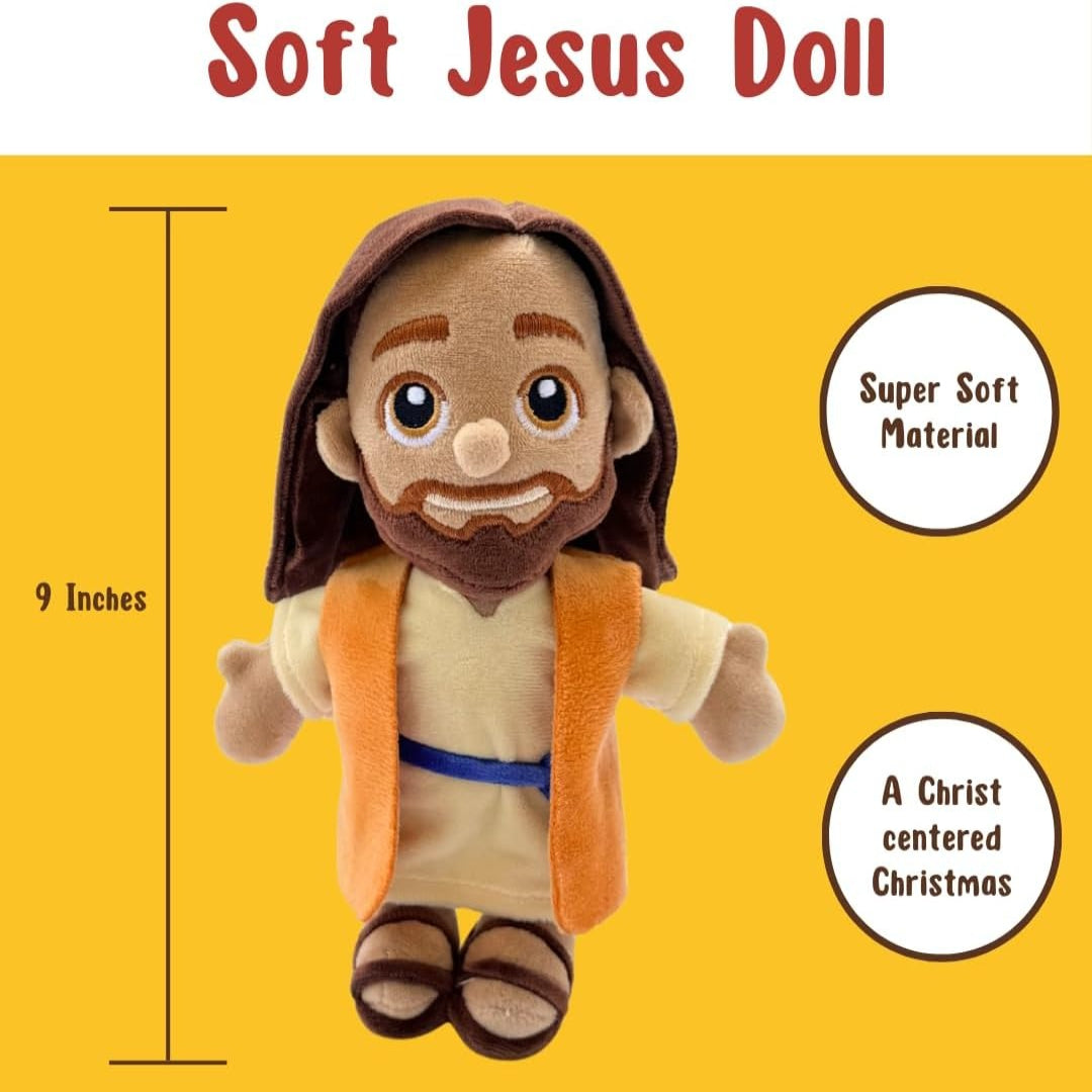 Christian Advent Calendar for Kids with Jesus Doll, Nativity Calendar & Activities