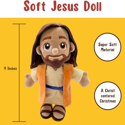 Christian Advent Calendar for Kids with Jesus Doll, Nativity Calendar & Activities