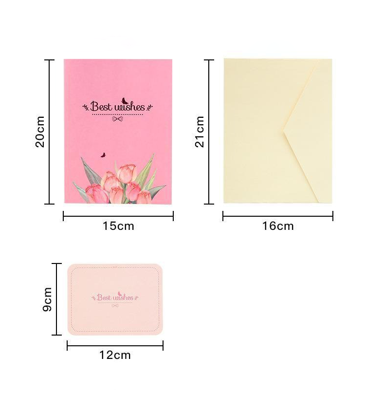 Pop Up Greeting Cards with Envelopes