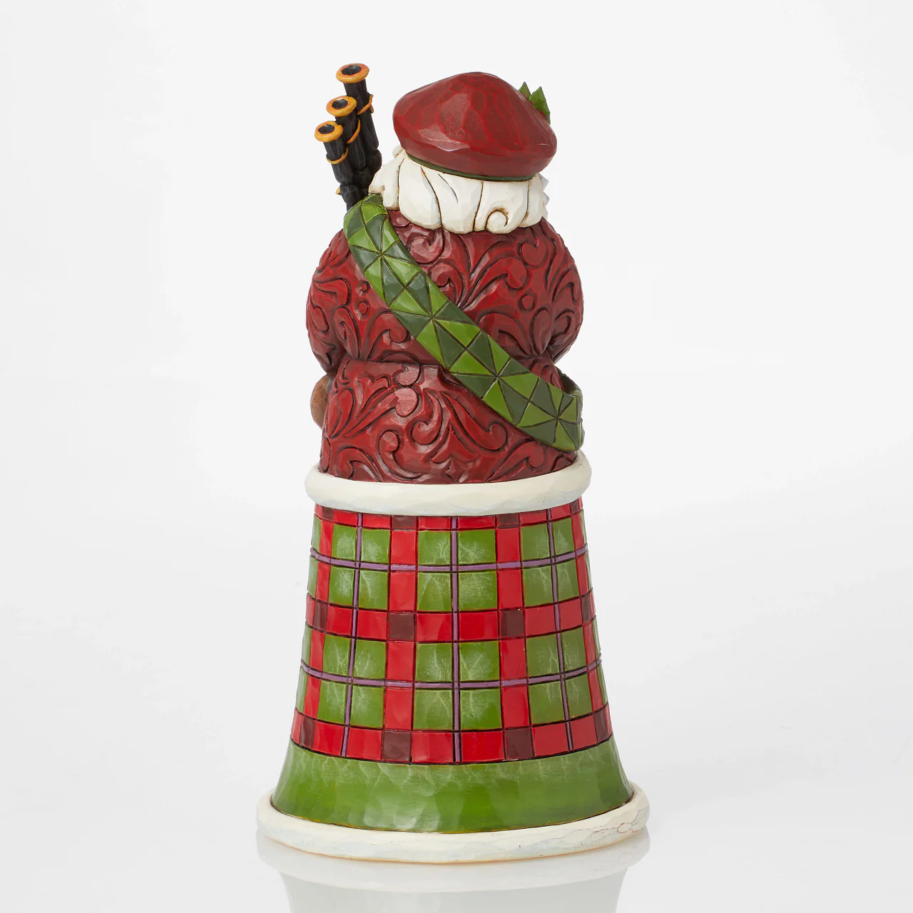 Scottish Santa Stone Resin Hanging Ornament