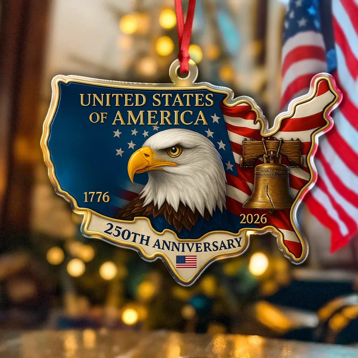 🦅United States 250th Anniversary Ornament