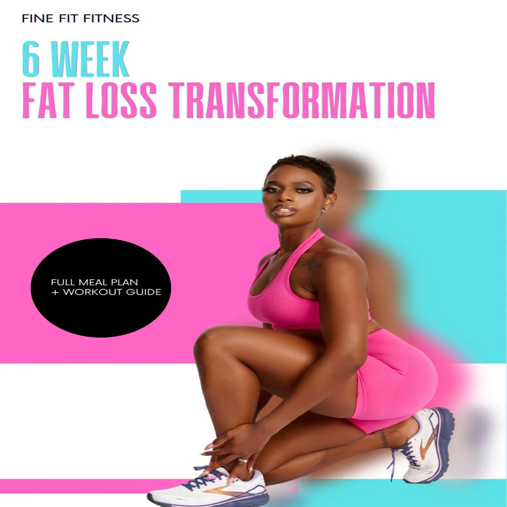 6-Week Body Transformation Guide Book – Meal Plan & Exercise Log