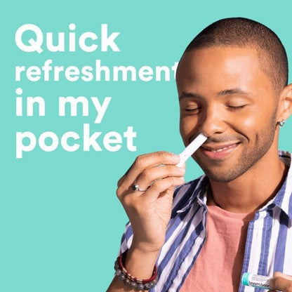 4PC Natural Nasal Inhaler - Portable Aromatherapy for Congestion Relief