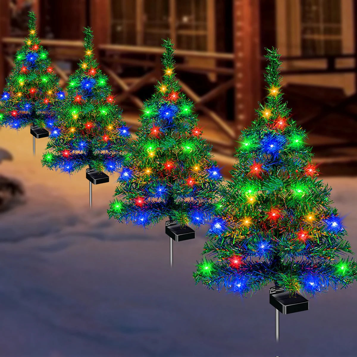 4-Solar Christmas Tree