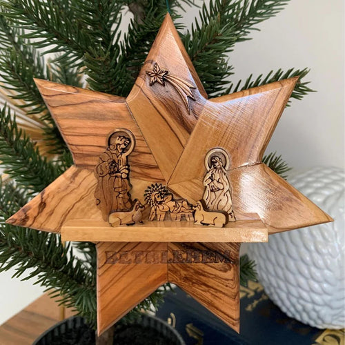 Nativity Star Christmas Ornament