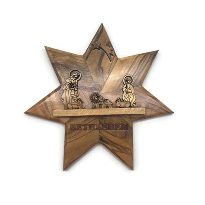Nativity Star Christmas Ornament