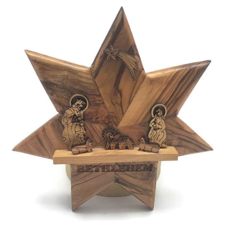 Nativity Star Christmas Ornament