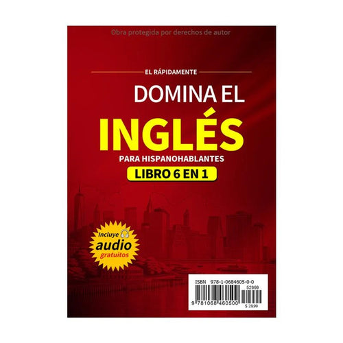 Dominate English-6 Books in l with Audio for Spanish Speakers