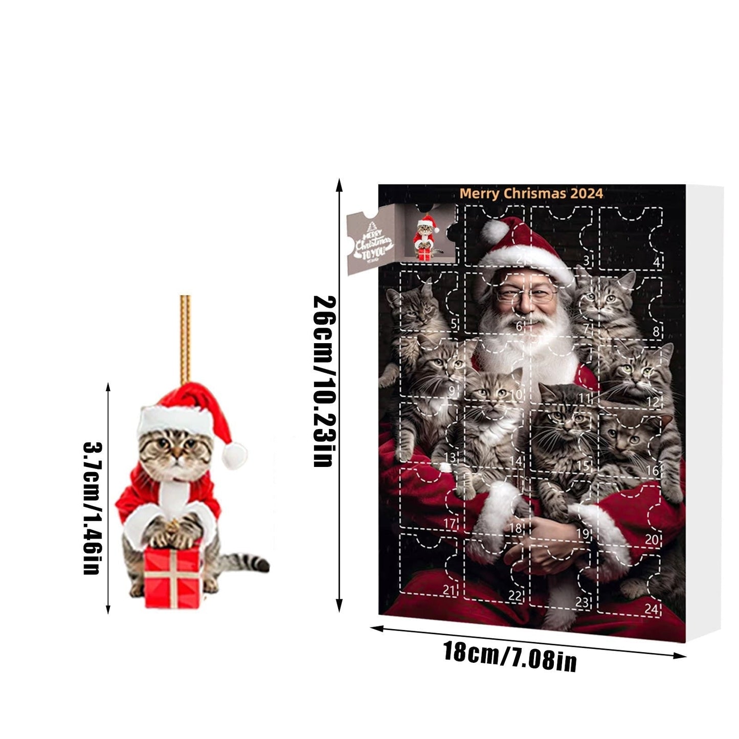 2024 Christmas Cat Advent Calendar