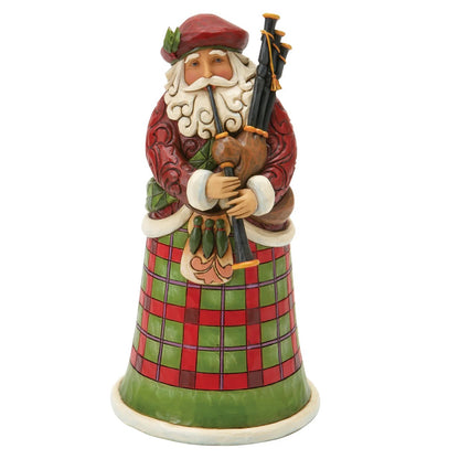 Scottish Santa Stone Resin Hanging Ornament
