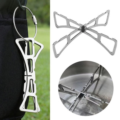 3 PCS Stainless Steel Cross Steaming Rack
