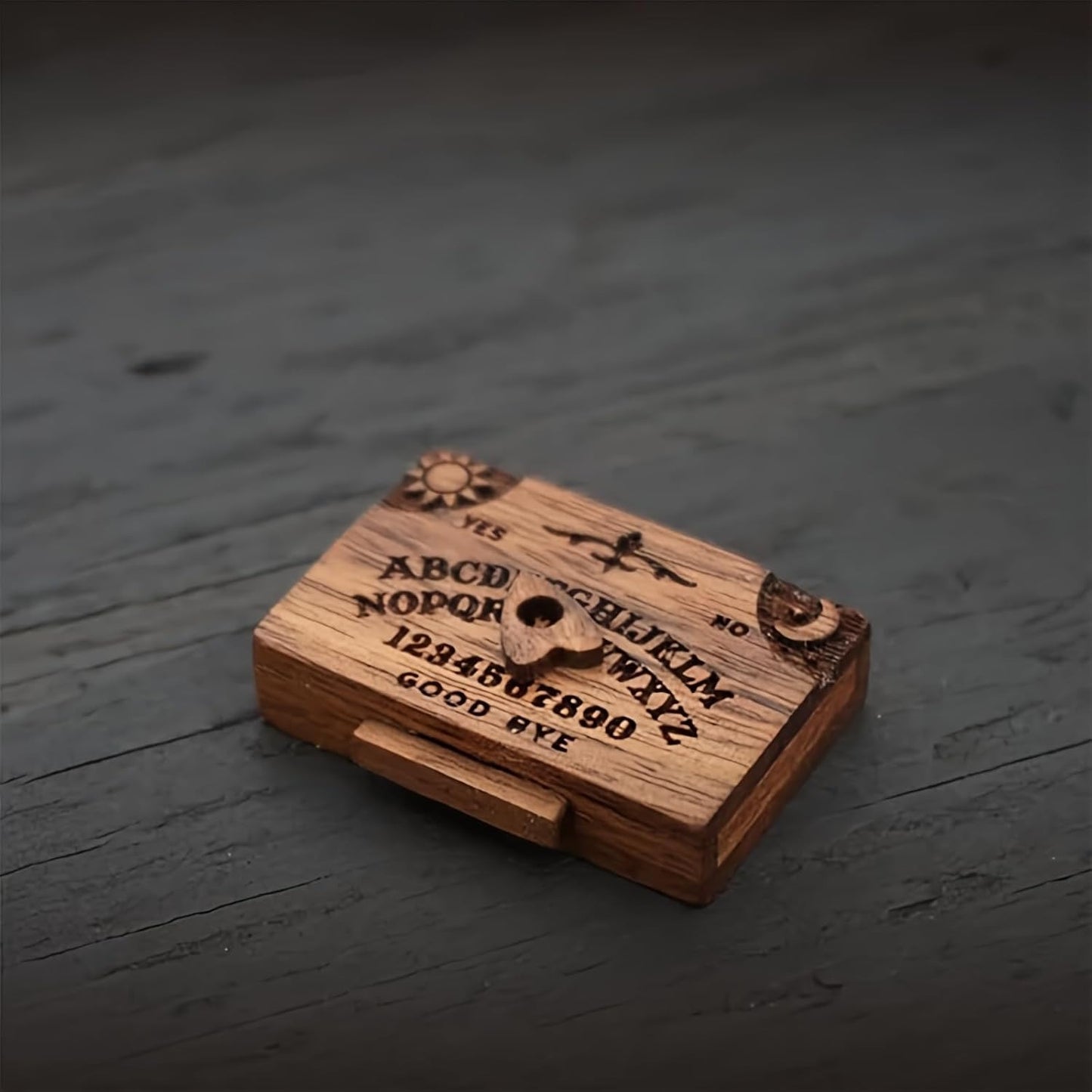 Wooden Ouija Boards Miniatures With Planchettes