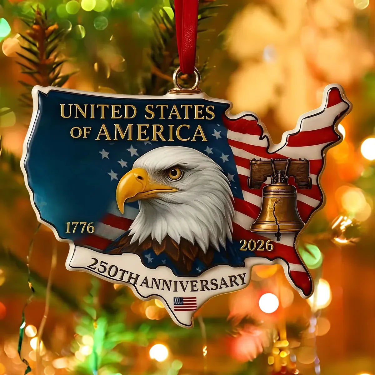 🦅United States 250th Anniversary Ornament