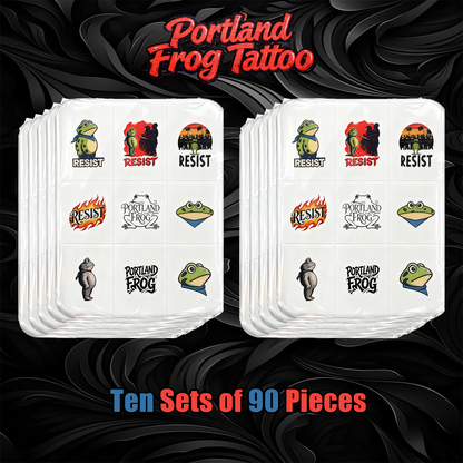 Portland Frog Tattoo