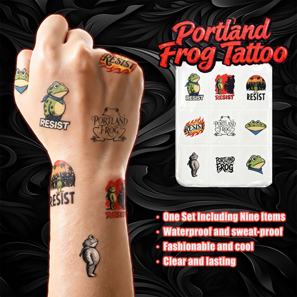 Portland Frog Tattoo