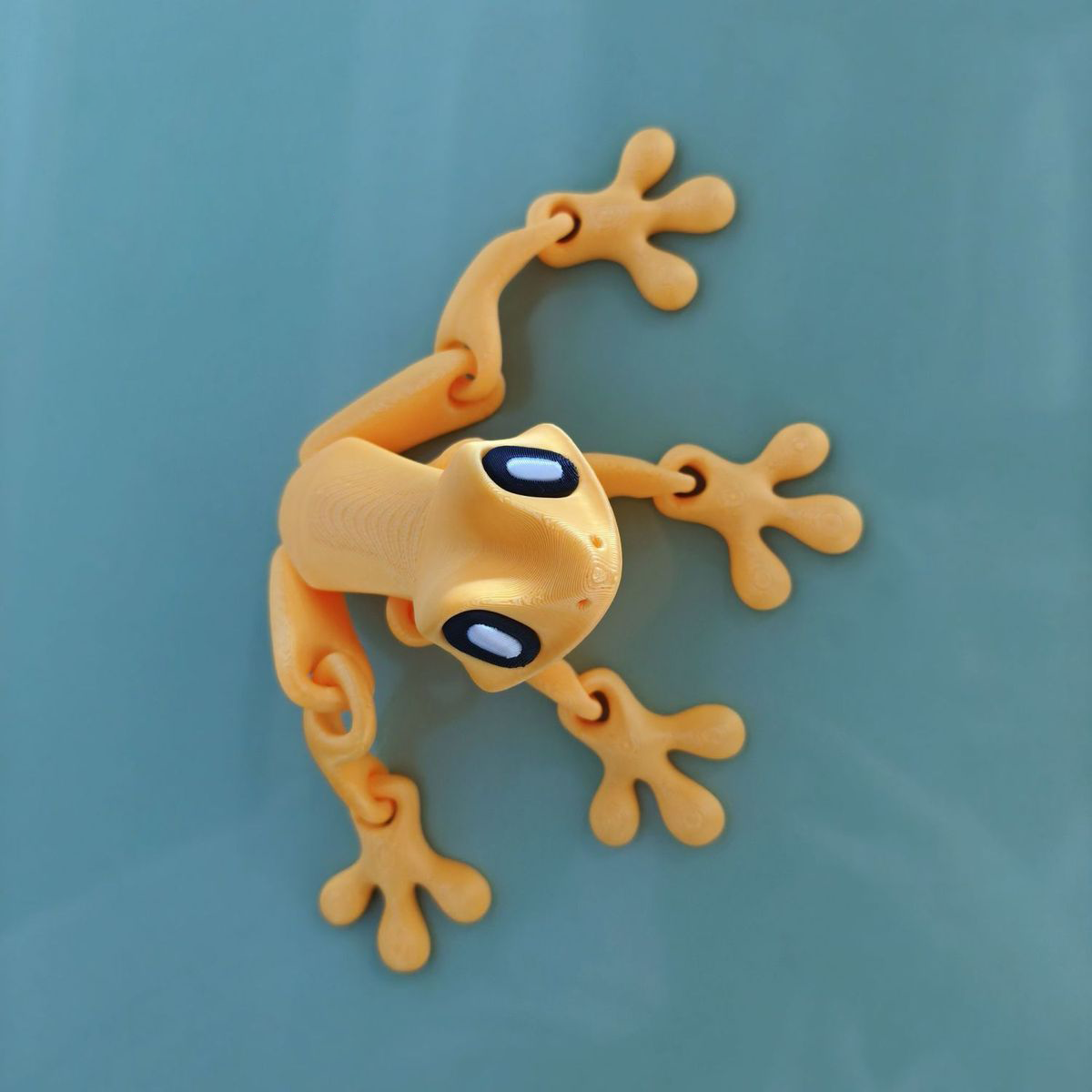 3D Printed Magnetic Frog Refrigerator Sticker