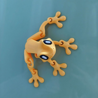 3D Printed Magnetic Frog Refrigerator Sticker